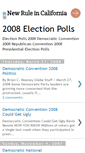 Mobile Screenshot of 2008electionpolls.blogspot.com