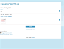 Tablet Screenshot of nangluongsinhhoc2011.blogspot.com