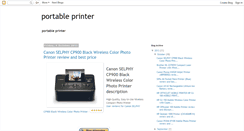 Desktop Screenshot of best-portableprinter-review.blogspot.com
