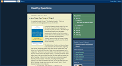 Desktop Screenshot of healthyquestions.blogspot.com