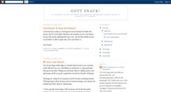 Desktop Screenshot of gottsnack.blogspot.com