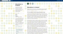 Desktop Screenshot of education-in-ireland.blogspot.com