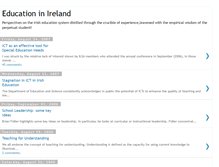 Tablet Screenshot of education-in-ireland.blogspot.com