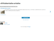 Tablet Screenshot of elhilodeariadna-ariadna.blogspot.com