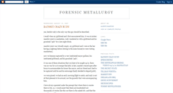 Desktop Screenshot of forensicmetallurgy.blogspot.com