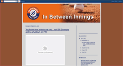 Desktop Screenshot of inbetweeninnings.blogspot.com