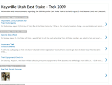 Tablet Screenshot of kaysvilletrek.blogspot.com