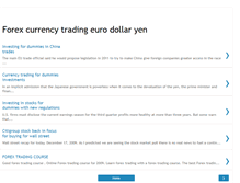 Tablet Screenshot of forex-currency-trading-euro-dollar.blogspot.com