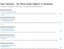 Tablet Screenshot of maviyolculuklar.blogspot.com