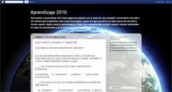 Desktop Screenshot of fonseca-aprendizaje2010.blogspot.com