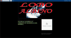 Desktop Screenshot of lobo-albino.blogspot.com