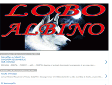 Tablet Screenshot of lobo-albino.blogspot.com