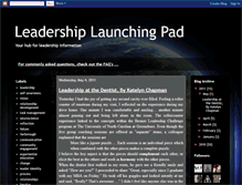 Tablet Screenshot of leadershiplaunchingpad.blogspot.com