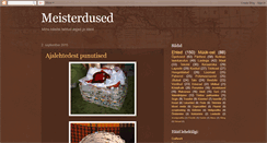 Desktop Screenshot of meisterdused.blogspot.com