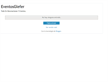 Tablet Screenshot of eventosglefer.blogspot.com