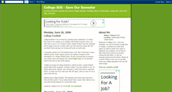 Desktop Screenshot of collegesos.blogspot.com