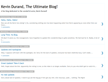 Tablet Screenshot of kevindurandtheblog.blogspot.com