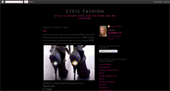 Desktop Screenshot of cykicfashion.blogspot.com