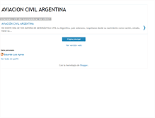 Tablet Screenshot of civilaviacionargentina.blogspot.com