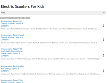 Tablet Screenshot of kidselectricscooters.blogspot.com