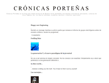 Tablet Screenshot of cronicasportenas.blogspot.com