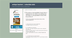 Desktop Screenshot of antique-bassinet-2.blogspot.com