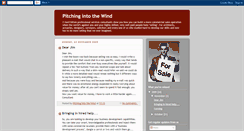 Desktop Screenshot of pitchingintothewind.blogspot.com