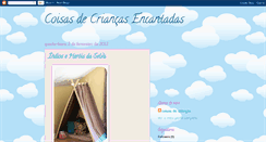 Desktop Screenshot of coisasdecriancasencantadas.blogspot.com