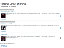 Tablet Screenshot of nationalschoolofdrama.blogspot.com