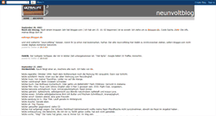 Desktop Screenshot of neunvoltblog.blogspot.com