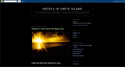 Desktop Screenshot of hotels-in-crete.blogspot.com