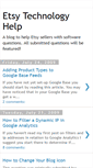 Mobile Screenshot of etsytechnologyhelp.blogspot.com