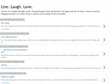 Tablet Screenshot of livingwithlaughterandlove.blogspot.com