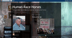 Desktop Screenshot of humanracehorses.blogspot.com