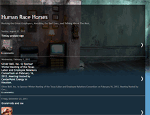 Tablet Screenshot of humanracehorses.blogspot.com