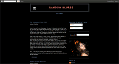 Desktop Screenshot of destinysrandomblurbs.blogspot.com