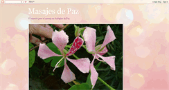 Desktop Screenshot of masajesdepaz.blogspot.com