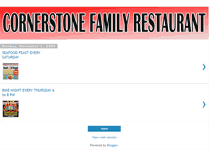 Tablet Screenshot of cornerstonefamilyrestaurant.blogspot.com