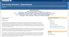 Desktop Screenshot of entertainmentarticle.blogspot.com