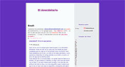Desktop Screenshot of las-anecdotas.blogspot.com