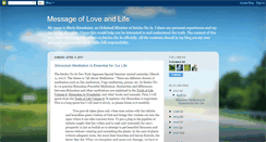 Desktop Screenshot of mariokawakami-messageofloveandlife.blogspot.com