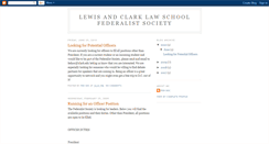 Desktop Screenshot of lclarkfedsoc.blogspot.com