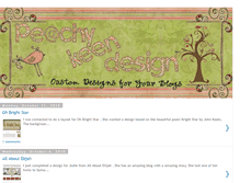 Tablet Screenshot of peachykeenblogdesign.blogspot.com