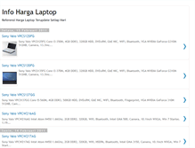 Tablet Screenshot of informasihargalaptop.blogspot.com