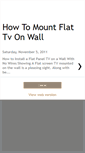 Mobile Screenshot of mountingflattv.blogspot.com