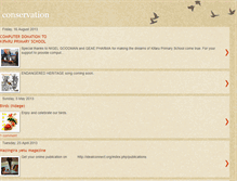 Tablet Screenshot of conservationplanet-ideal.blogspot.com