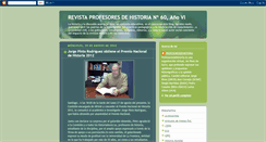 Desktop Screenshot of profesoresdehistoria.blogspot.com