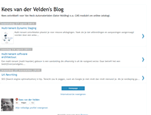 Tablet Screenshot of keesvandervelden.blogspot.com