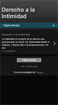 Mobile Screenshot of derecho-intimidad.blogspot.com