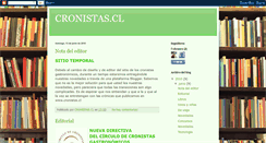 Desktop Screenshot of cronistaschile.blogspot.com